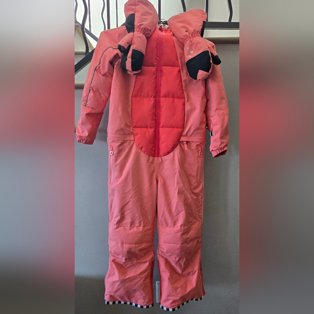 WeeDo Kids Pink Snowsuit